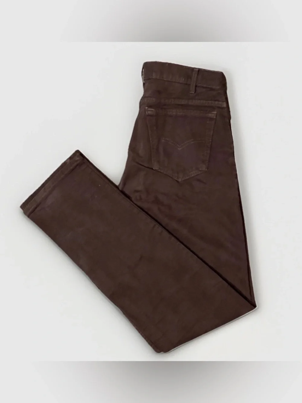 1993 Levi's 505 Regular Fit Jeans Men's 33x34 Red Tab Brown Jean Western Vintage